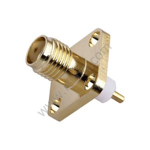 SMA Connectors Female Flange Straight For RG174 Cable